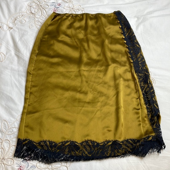 Victoria's Secret Other - Victorias Secret silky lace slip skirt